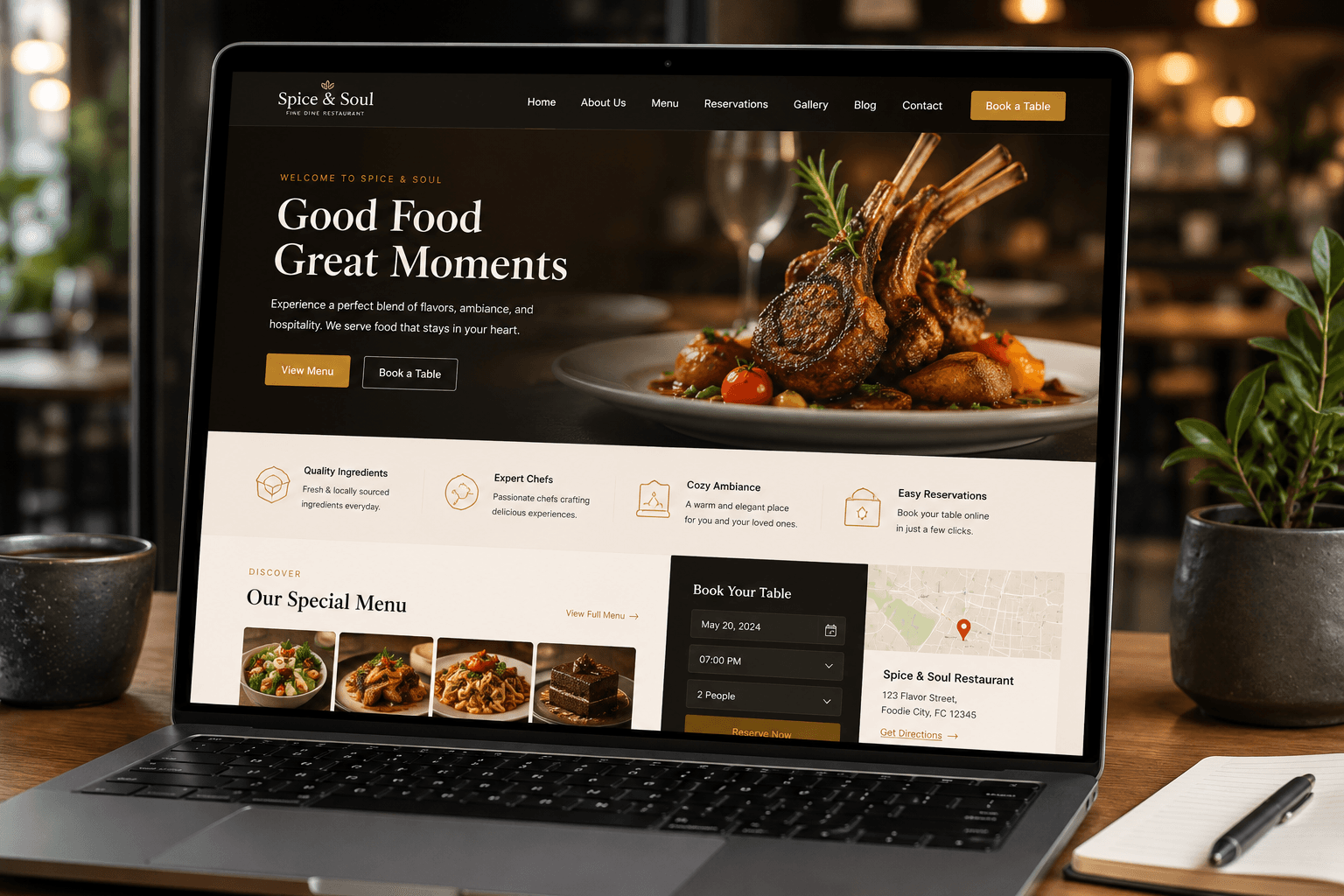Restaurant Website